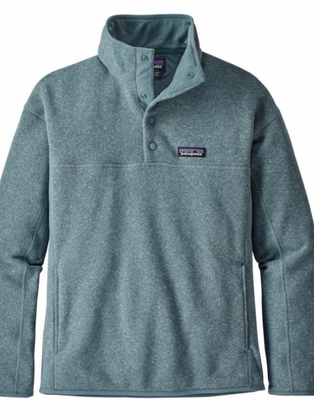 Patagonia Teal Women's Better Sweater Marsupial Pullover Cadet Blue